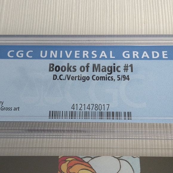 D.C. Vertigo Books of Magic #1 CGC graded 9.4 White Pages - Picture 4 of 10